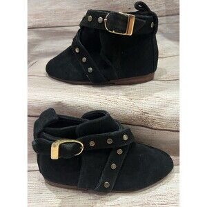 Coastal projections little girls Suede studied boots size 6